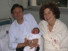 Mikelo kun siaj gepatroj