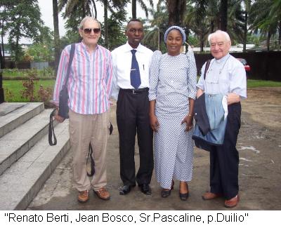 Renato Berti, Jean Bosco, Sr.Pascaline, p.Duilio
