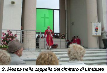 S.Messa ne cimitero di Limbiate